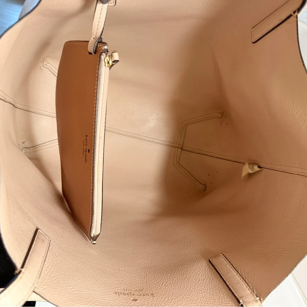 Kate Spade Rose Gold Reversible Tote - Picture 4 of 16